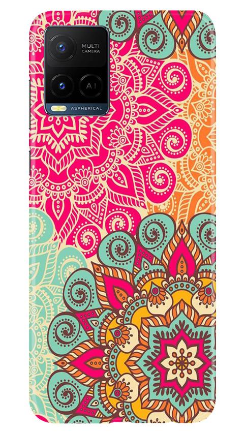 Rangoli art Mobile Back Case for Vivo Y21 (Design - 6) Rangoli art Case for Vivo Y21
