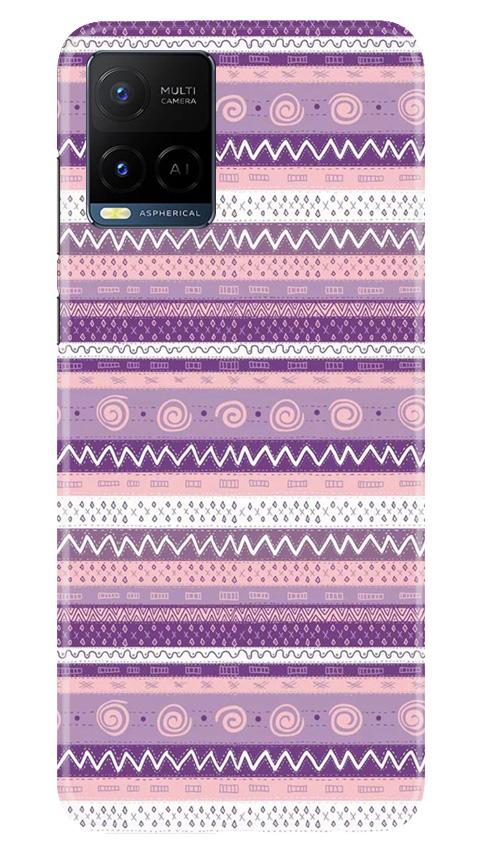 Zigzag line pattern3 Mobile Back Case for Vivo Y21 (Design - 11) Zigzag line pattern3 Case for Vivo Y21