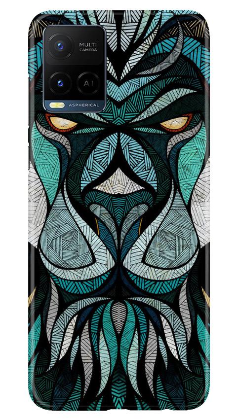 Lion Mobile Back Case for Vivo Y21 (Design - 97) Lion Case for Vivo Y21