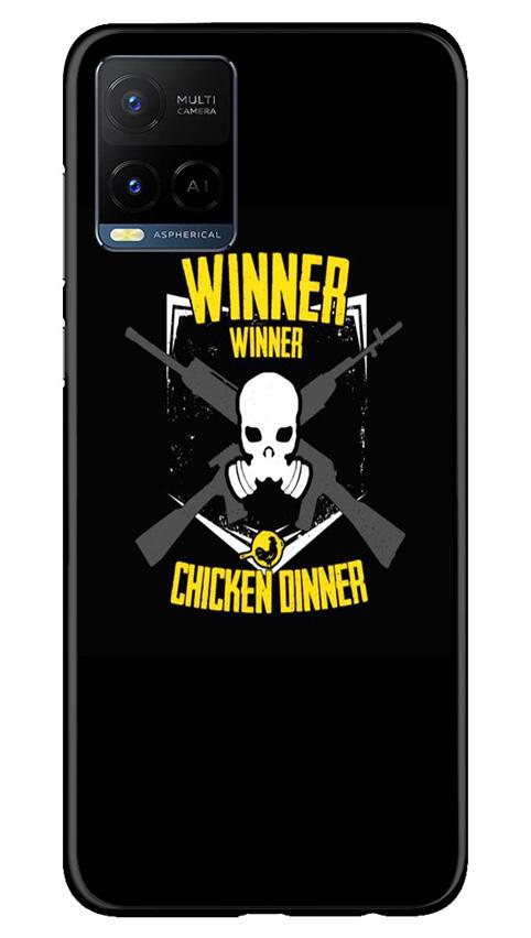 Winner Winner Chicken Dinner Mobile Back Case for Vivo Y21 (Design - 178) Winner Winner Chicken Dinner Case for Vivo Y21 (Design - 178)