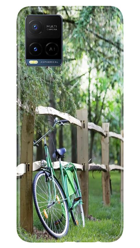 Bicycle Mobile Back Case for Vivo Y21 (Design - 208) Bicycle Case for Vivo Y21 (Design No. 208)