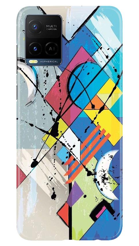 Modern Art Mobile Back Case for Vivo Y21 (Design - 235) Modern Art Case for Vivo Y21 (Design No. 235)