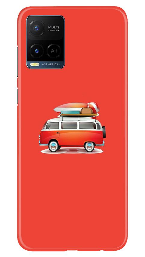 Travel Bus Mobile Back Case for Vivo Y21 (Design - 258) Travel Bus Case for Vivo Y21 (Design No. 258)
