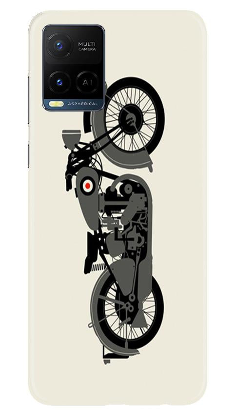 MotorCycle Mobile Back Case for Vivo Y21 (Design - 259) MotorCycle Case for Vivo Y21 (Design No. 259)