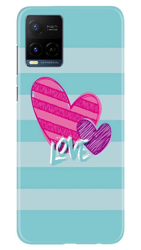 Love Mobile Back Case for Vivo Y21 (Design - 299) Love Case for Vivo Y21 (Design No. 299)