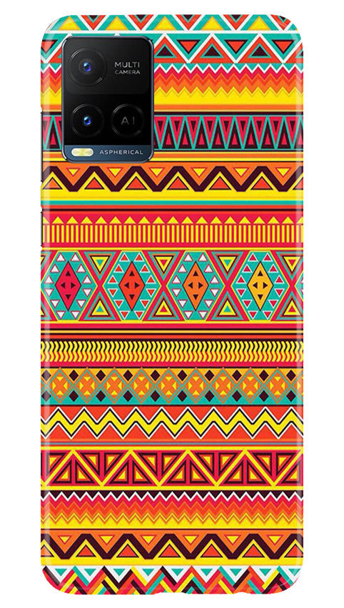 Zigzag line pattern Mobile Back Case for Vivo Y21A (Design - 4) Zigzag line pattern Case for Vivo Y21A