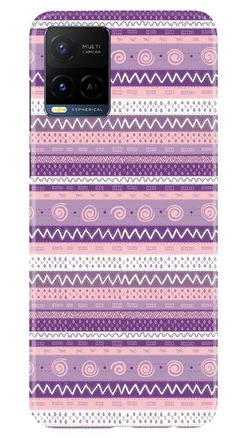 Zigzag line pattern3 Mobile Back Case for Vivo Y21A (Design - 11) Zigzag line pattern3 Case for Vivo Y21A