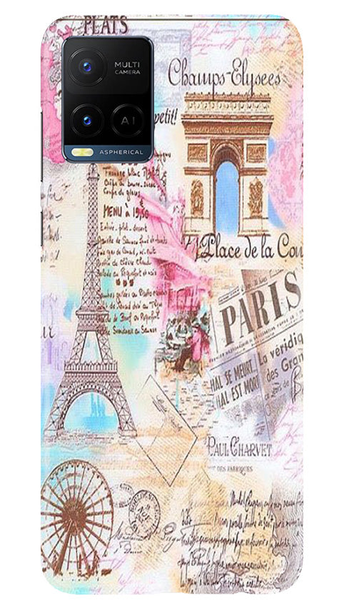 Paris Eiftel Tower Mobile Back Case for Vivo Y21T (Design - 54) Paris Eiftel Tower Case for Vivo Y21T