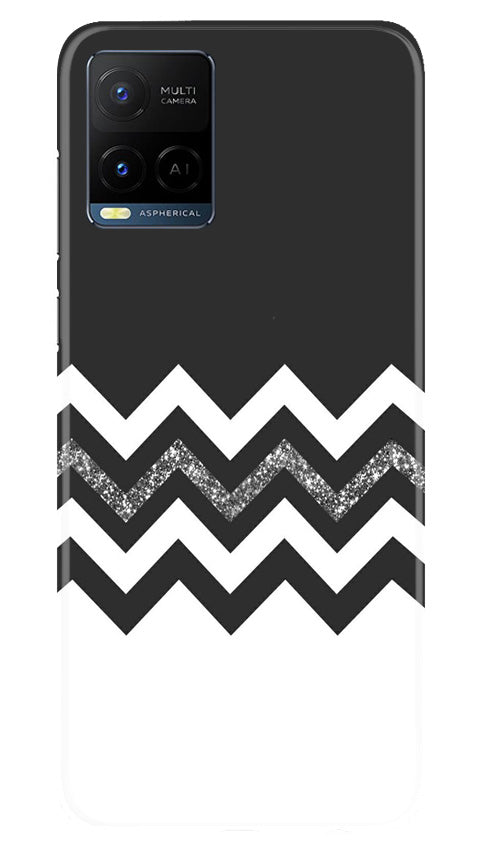 Black white Pattern2Mobile Back Case for Vivo Y21T (Design - 83) Black white Pattern2Case for Vivo Y21T