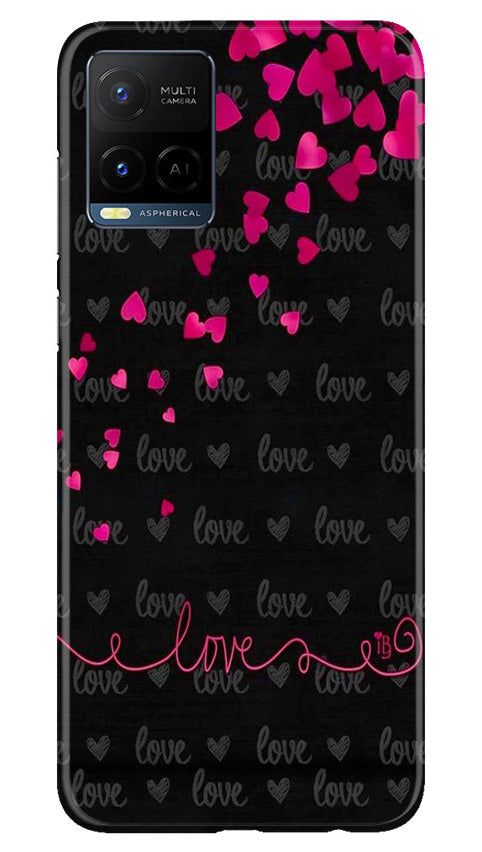 Love in Air Mobile Back Case for Vivo Y21A (Design - 89) Love in Air Case for Vivo Y21A