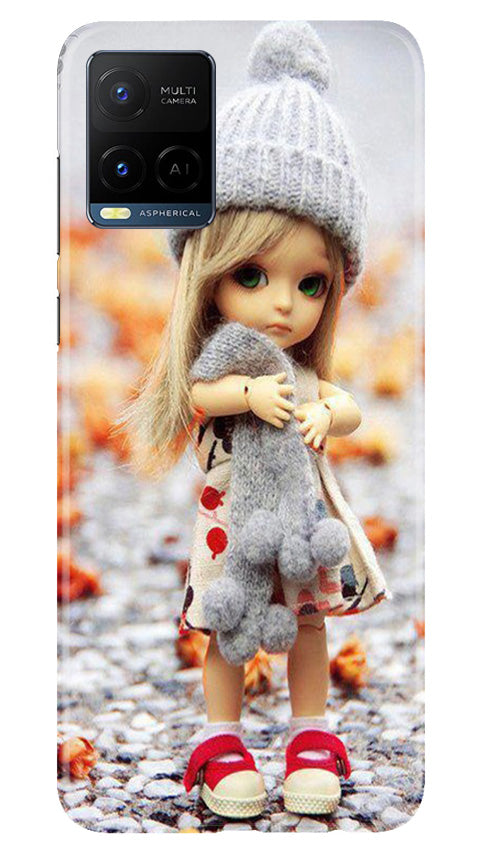 Cute Doll Mobile Back Case for Vivo Y21e (Design - 93) Cute Doll Case for Vivo Y21e