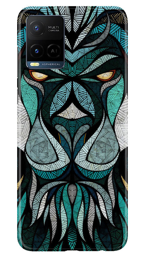 Lion Mobile Back Case for Vivo Y21A (Design - 97) Lion Case for Vivo Y21A