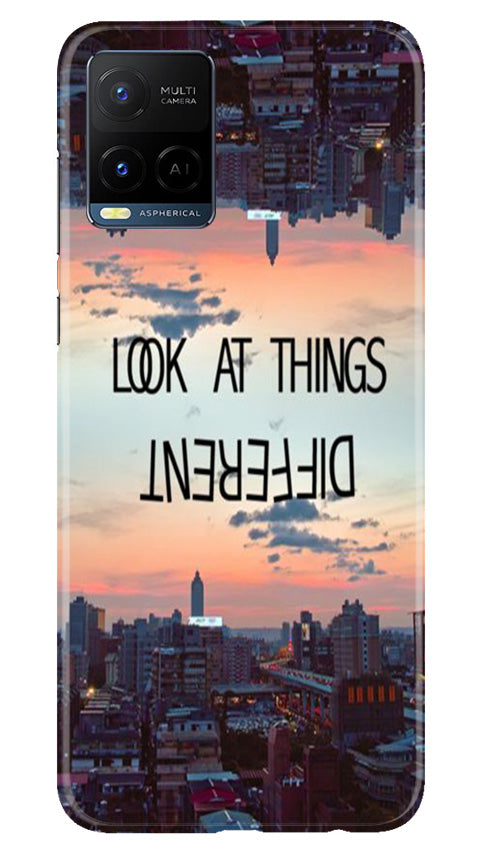 Look at things different Mobile Back Case for Vivo Y21A (Design - 99) Look at things different Case for Vivo Y21A