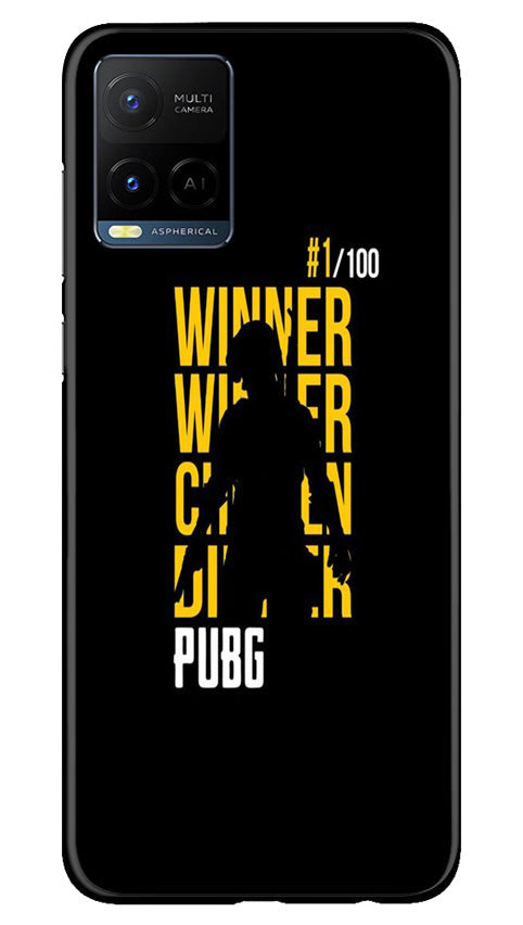 Pubg Winner Winner Mobile Back Case for Vivo Y21A (Design - 146) Pubg Winner Winner Case for Vivo Y21A (Design - 146)