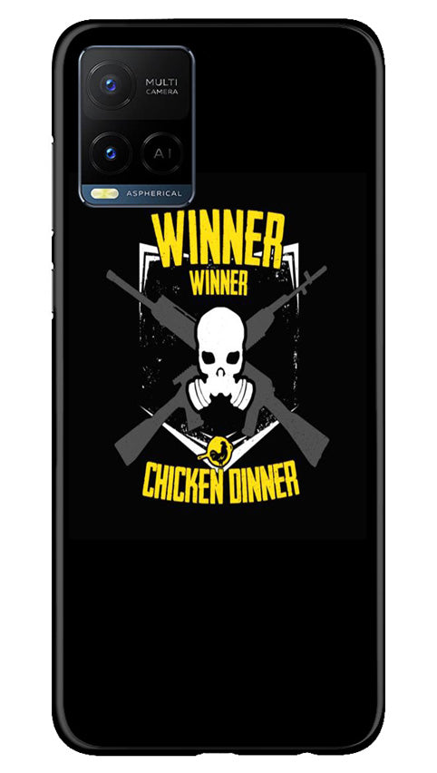 Winner Winner Chicken Dinner Mobile Back Case for Vivo Y21T (Design - 147) Winner Winner Chicken Dinner Case for Vivo Y21T (Design - 147)