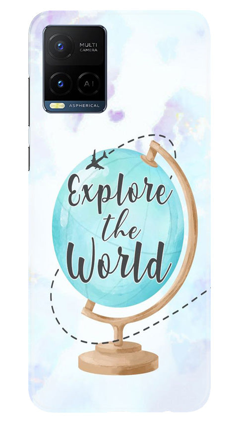 Explore the World Mobile Back Case for Vivo Y21e (Design - 176) Explore the World Case for Vivo Y21e (Design No. 176)