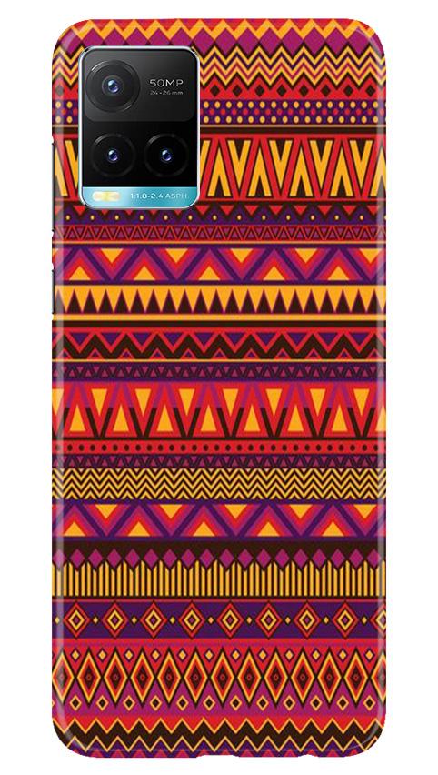 Zigzag line pattern2 Mobile Back Case for Vivo Y33s (Design - 10) Zigzag line pattern2 Case for Vivo Y33s