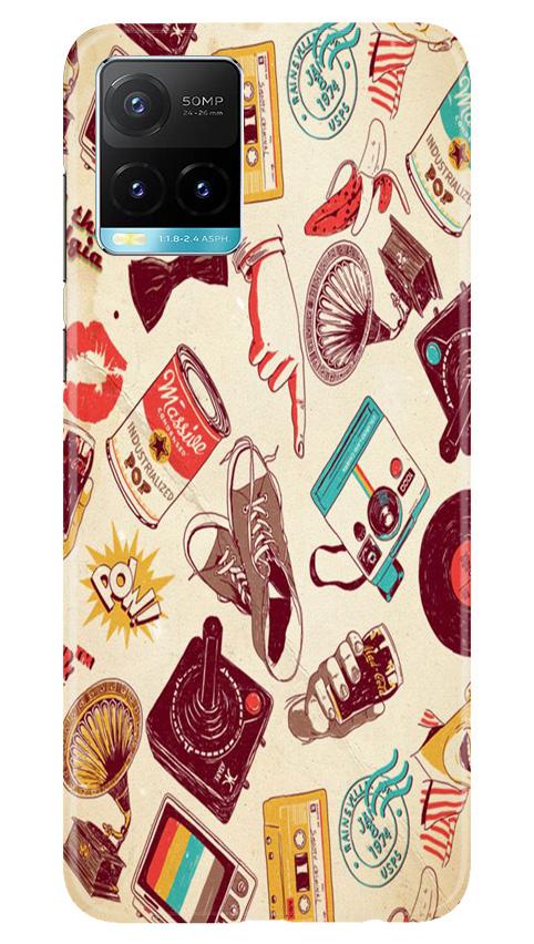 Vintage Mobile Back Case for Vivo Y33s (Design - 35) Vintage Case for Vivo Y33s