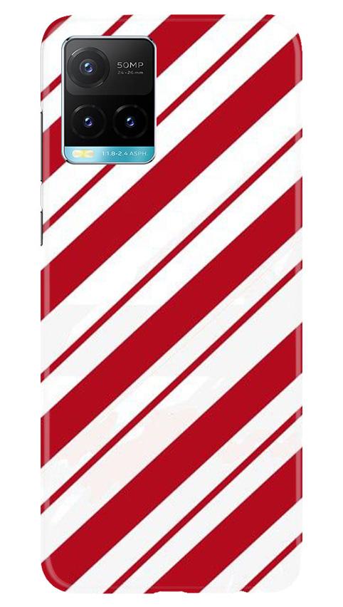 Red White Mobile Back Case for Vivo Y33s (Design - 44) Red White Case for Vivo Y33s