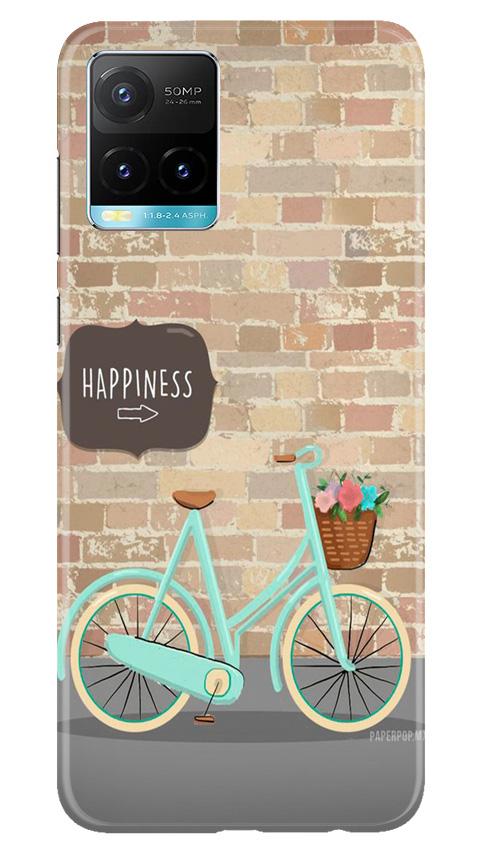 Happiness Mobile Back Case for Vivo Y33s (Design - 53) Happiness Case for Vivo Y33s
