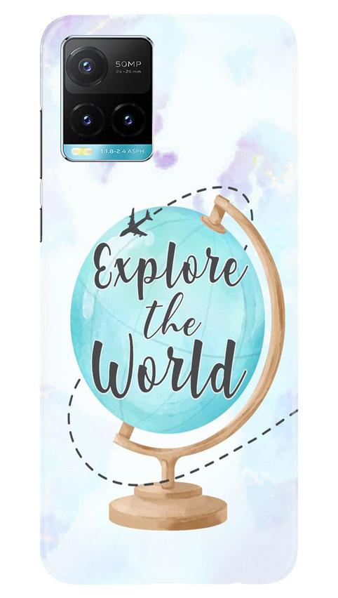Explore the World Mobile Back Case for Vivo Y33s (Design - 207) Explore the World Case for Vivo Y33s (Design No. 207)