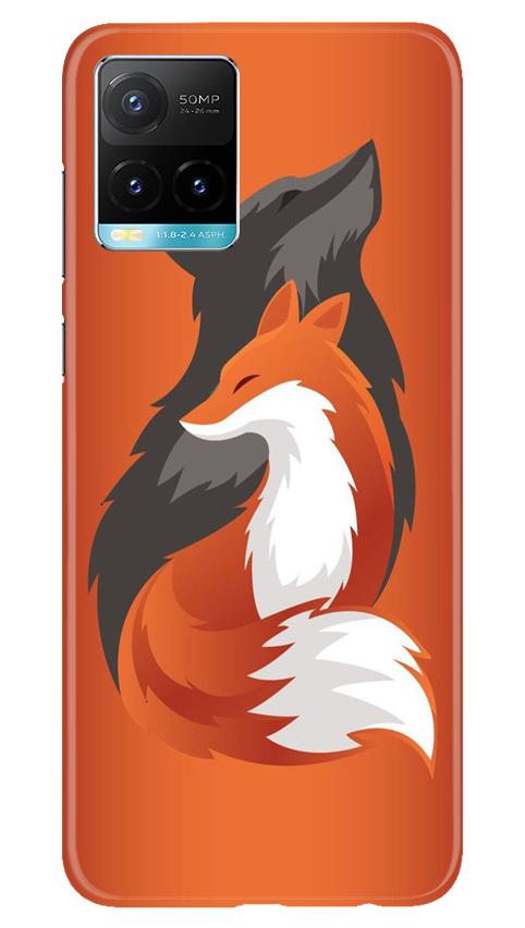 Wolf Mobile Back Case for Vivo Y33s (Design - 224) Wolf Case for Vivo Y33s (Design No. 224)