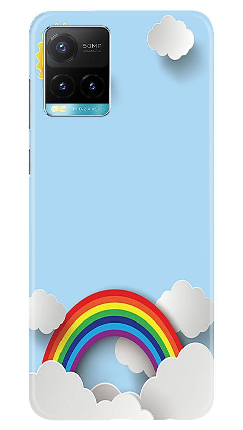 Rainbow Mobile Back Case for Vivo Y33s (Design - 225) Rainbow Case for Vivo Y33s (Design No. 225)