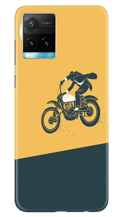 Bike Lovers Mobile Back Case for Vivo Y33s (Design - 256) Bike Lovers Case for Vivo Y33s (Design No. 256)