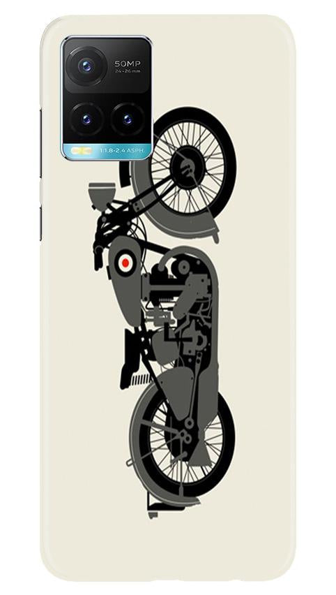 MotorCycle Mobile Back Case for Vivo Y33s (Design - 259) MotorCycle Case for Vivo Y33s (Design No. 259)