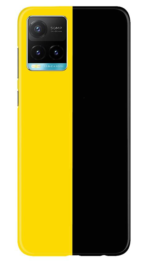 Black Yellow Pattern Mobile Back Case for Vivo Y33s (Design - 397) Black Yellow Pattern Mobile Back Case for Vivo Y33s (Design - 397)