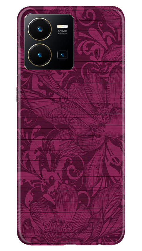 Purple Backround Mobile Back Case for Vivo Y22 (Design - 22) Purple Backround Case for Vivo Y22
