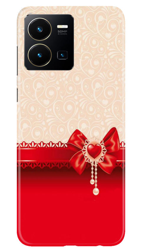 Gift Wrap3 Mobile Back Case for Vivo Y22 (Design - 36) Gift Wrap3 Case for Vivo Y22
