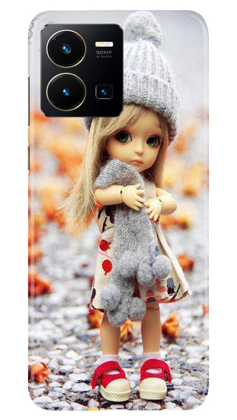 Cute Doll Mobile Back Case for Vivo Y22 (Design - 93) Cute Doll Case for Vivo Y22