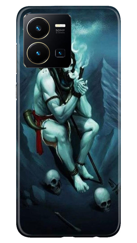 Lord Shiva Mahakal2 Mobile Back Case for Vivo Y22 (Design - 98) Lord Shiva Mahakal2 Case for Vivo Y22
