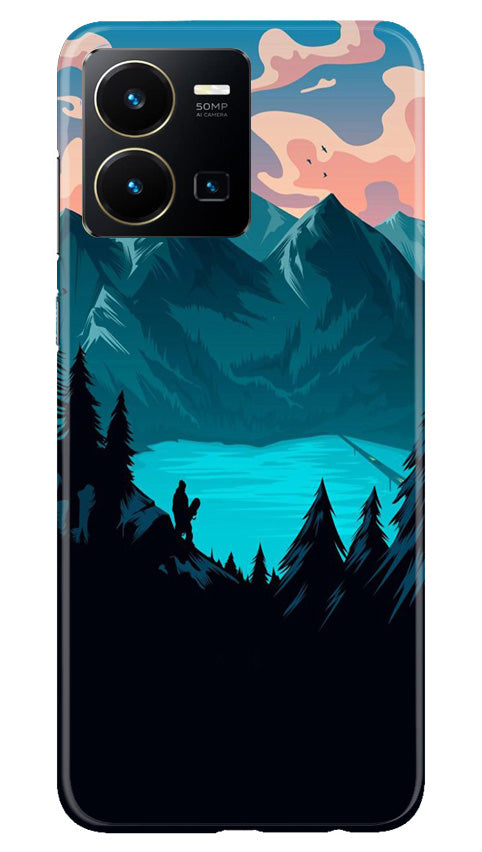 Mountains Mobile Back Case for Vivo Y35 (Design - 155) Mountains Case for Vivo Y35 (Design - 155)