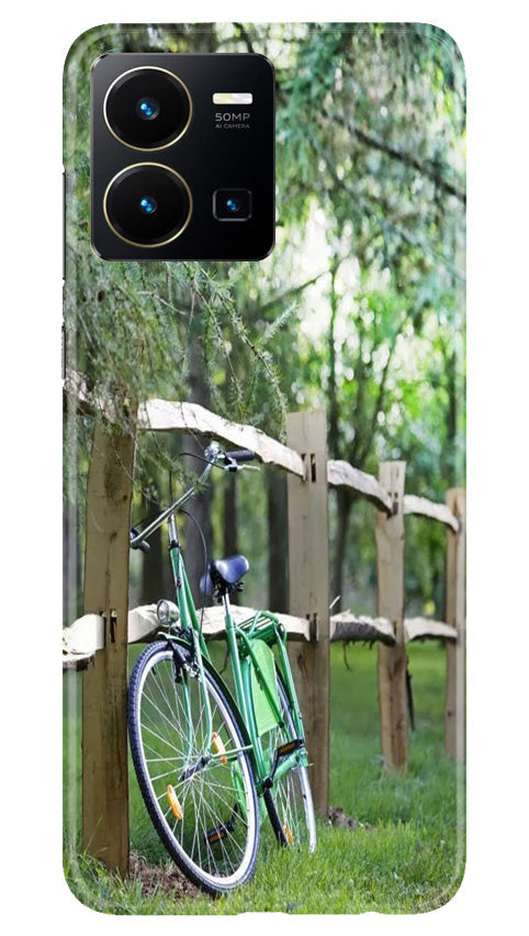 Bicycle Mobile Back Case for Vivo Y35 (Design - 177) Bicycle Case for Vivo Y35 (Design No. 177)