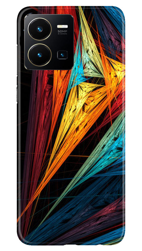Modern Art Mobile Back Case for Vivo Y22 (Design - 198) Modern Art Case for Vivo Y22 (Design No. 198)