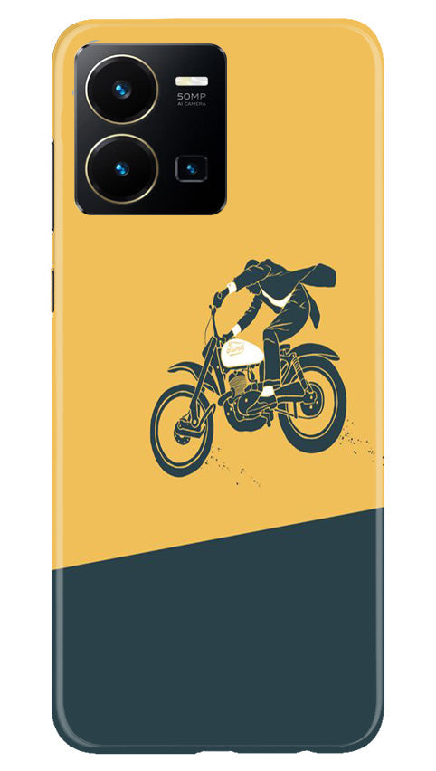 Bike Lovers Mobile Back Case for Vivo Y22 (Design - 225) Bike Lovers Case for Vivo Y22 (Design No. 225)