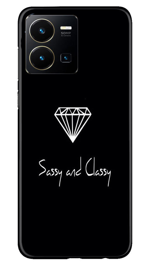 Sassy and Classy Mobile Back Case for Vivo Y22 (Design - 233) Sassy and Classy Case for Vivo Y22 (Design No. 233)