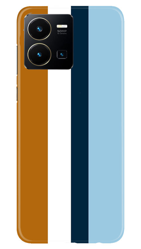 Diffrent Four Color Pattern Mobile Back Case for Vivo Y22 (Design - 244) Diffrent Four Color Pattern Case for Vivo Y22 (Design No. 244)