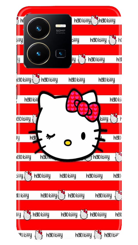 Hello Kitty Mobile Back Case for Vivo Y22 (Design - 323) Hello Kitty Mobile Back Case for Vivo Y22 (Design - 323)