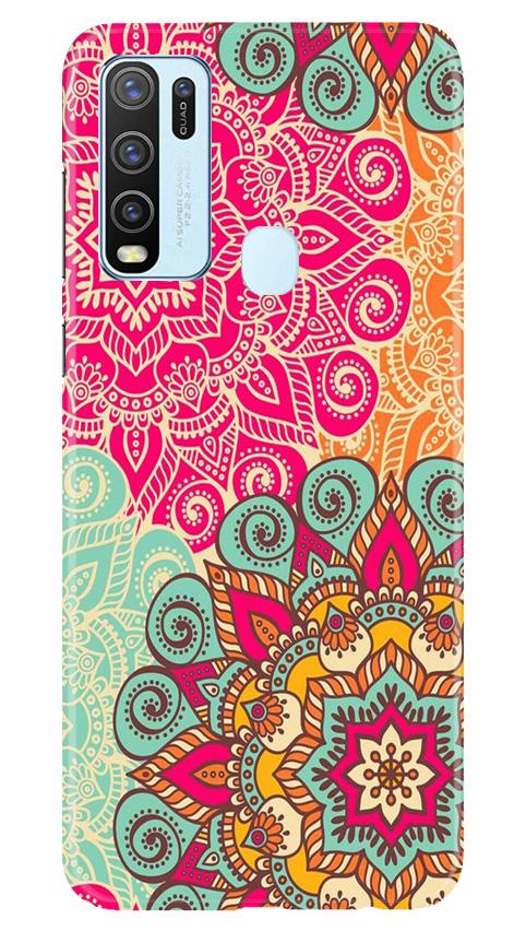 Rangoli art Mobile Back Case for Vivo Y50 (Design - 6) Rangoli art Case for Vivo Y50