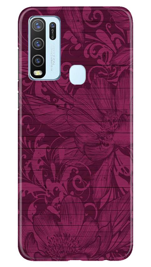 Purple Backround Mobile Back Case for Vivo Y30 (Design - 22) Purple Backround Case for Vivo Y30