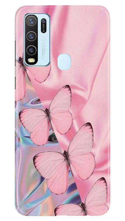 Butterflies Mobile Back Case for Vivo Y30 (Design - 26) Butterflies Case for Vivo Y30