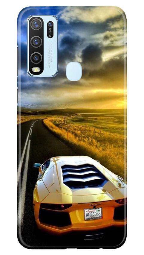 Car lovers Mobile Back Case for Vivo Y30 (Design - 46) Car lovers Case for Vivo Y30