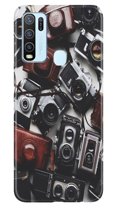 Cameras Mobile Back Case for Vivo Y30 (Design - 57) Cameras Case for Vivo Y30