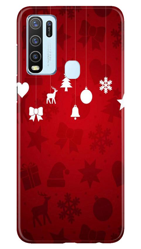 Christmas Mobile Back Case for Vivo Y50 (Design - 78) Christmas Case for Vivo Y50