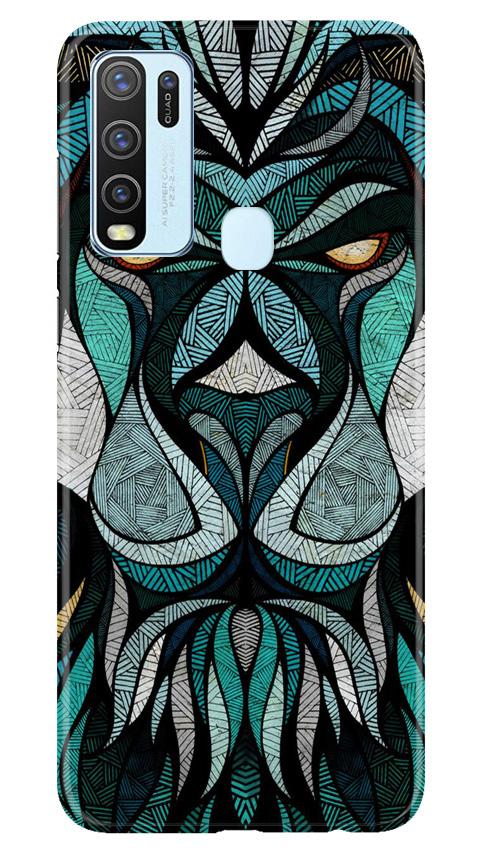 Lion Mobile Back Case for Vivo Y30 (Design - 97) Lion Case for Vivo Y30
