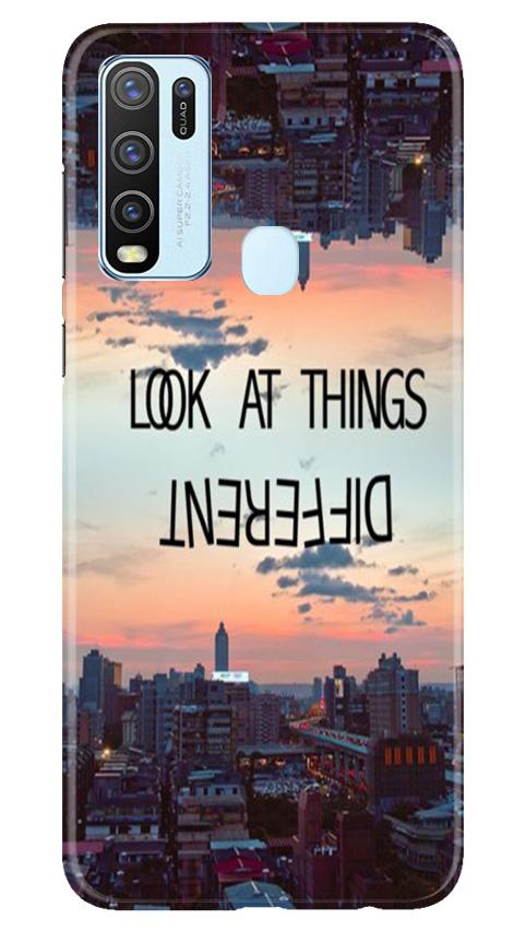Look at things different Mobile Back Case for Vivo Y50 (Design - 99) Look at things different Case for Vivo Y50