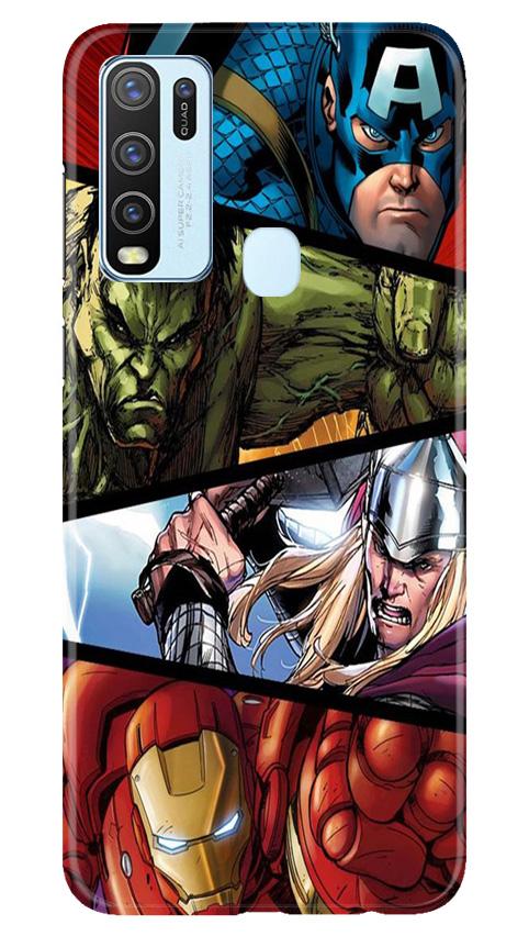 Avengers Superhero Mobile Back Case for Vivo Y50 (Design - 124) Avengers Superhero Case for Vivo Y50 (Design - 124)